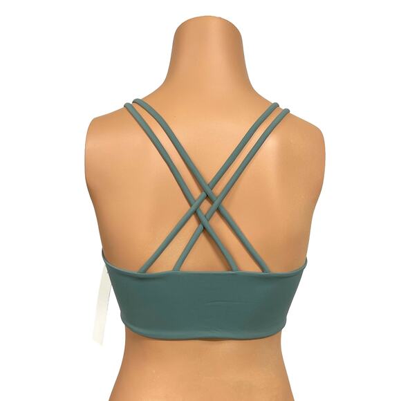 Attifall Longline Strappy Sports Bra Sz 6 BC XS New Low Impact  Criss Cross Back - Picture 3 of 9
